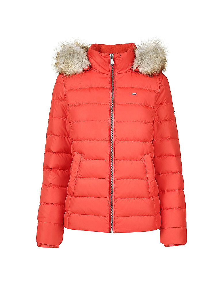 TOMMY JEANS Daunenjacke Martina rot | M
